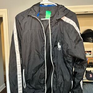 Polo by Ralph Lauren Black and White Windbreaker